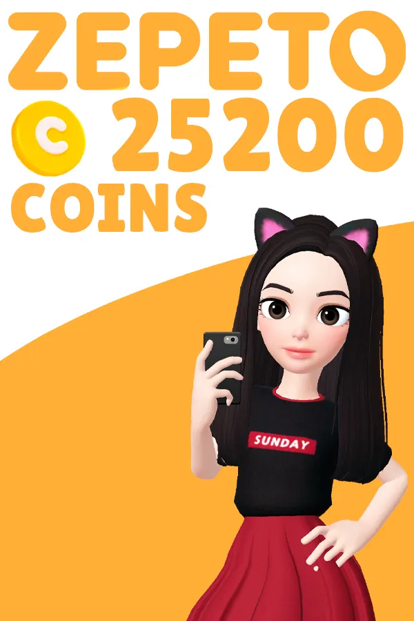 25200 Монет Zepeto