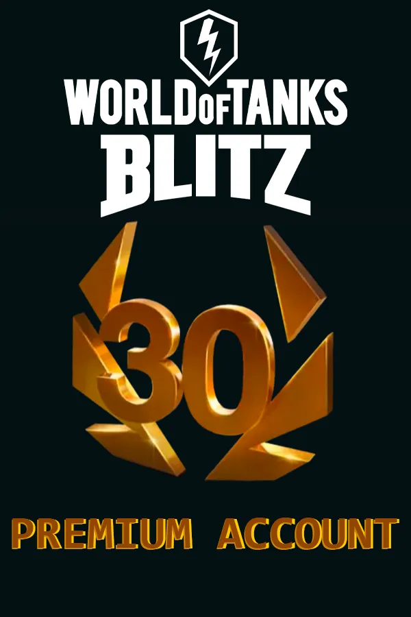 30 days Premium Account Gold WoT Blitz