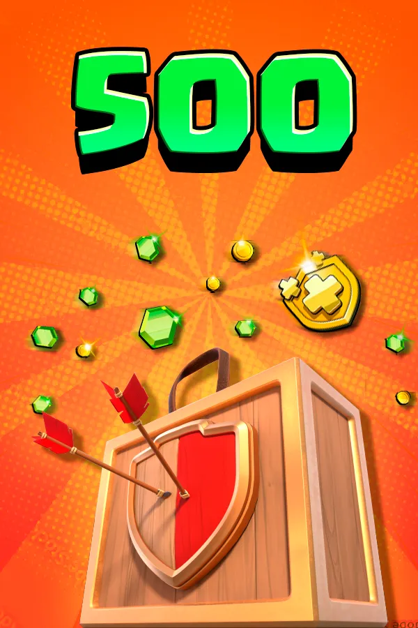 500 Clash of Clans Gems (Code)