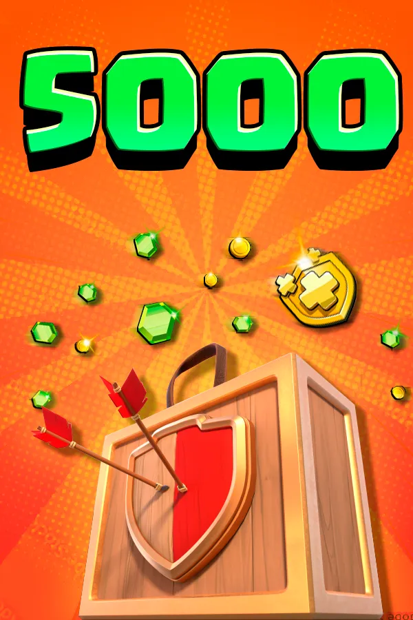 5000 Clash of Clans Gems (Code)