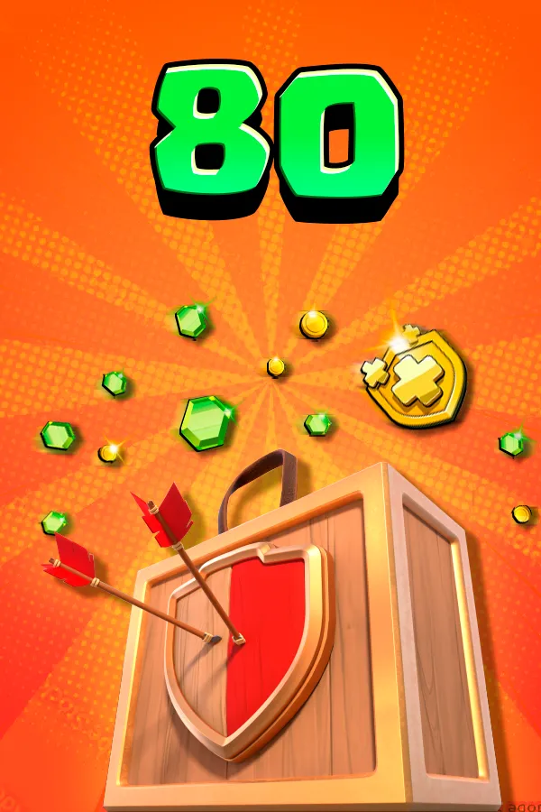 80 Clash of Clans Gems (Code)