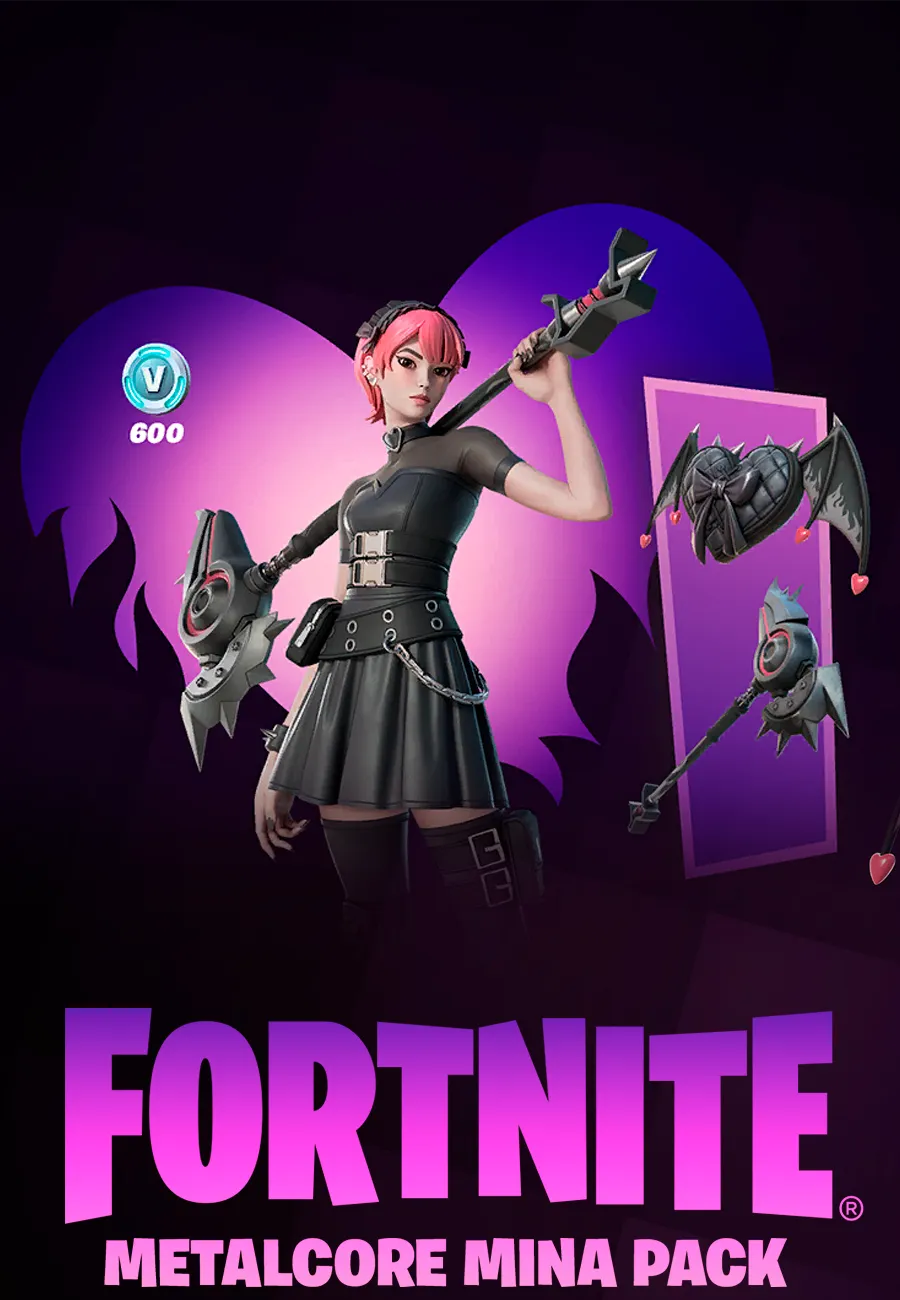 FORTNITE: Metalcore Mina Pack