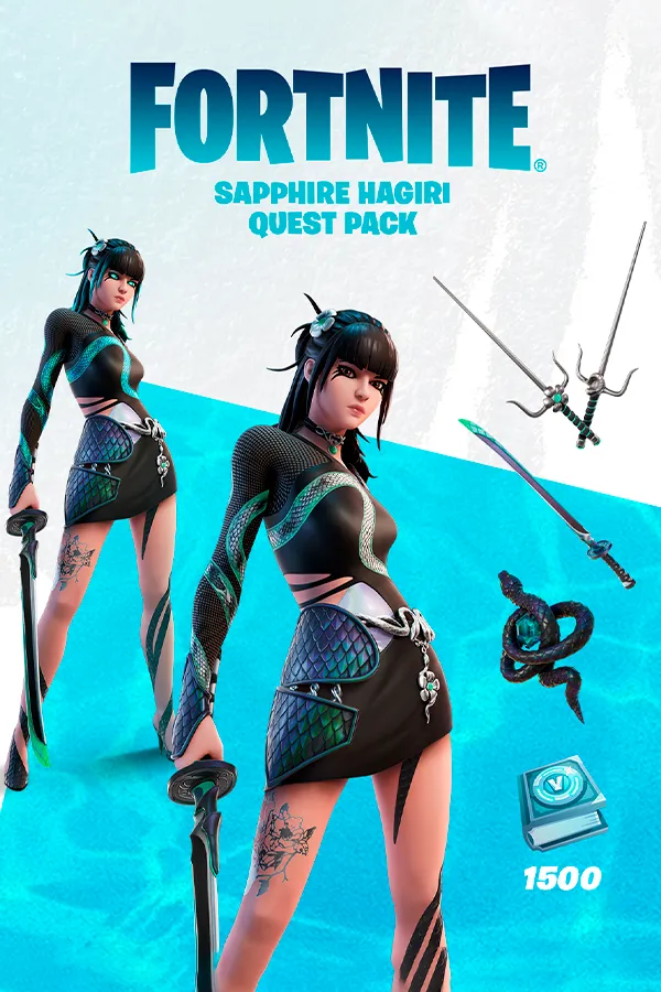 FORTNITE: Sapphire Hagiri Quest Pack