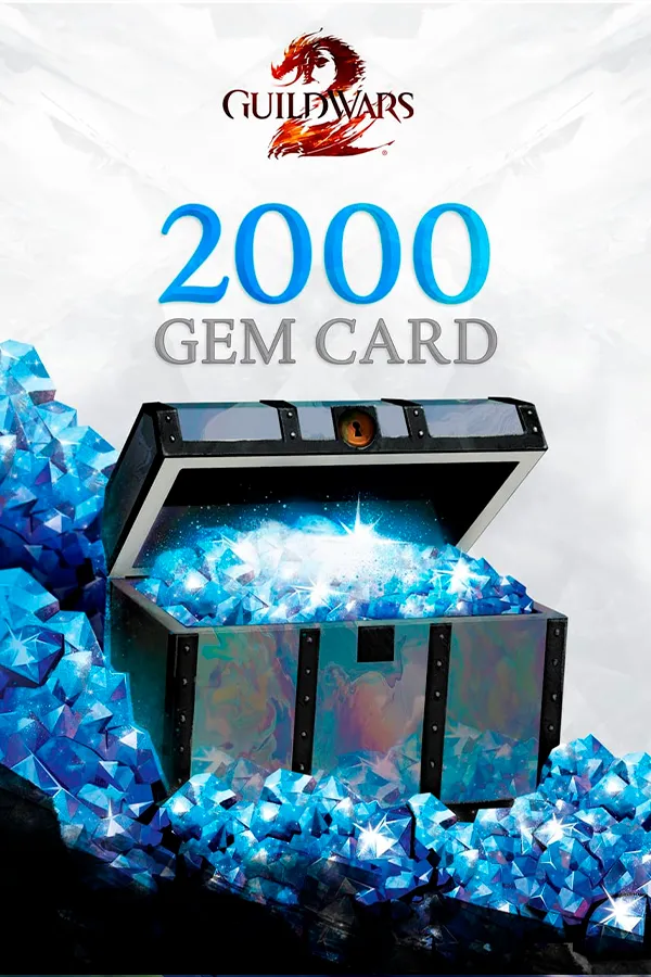 Guild Wars 2 2000 Gems Key