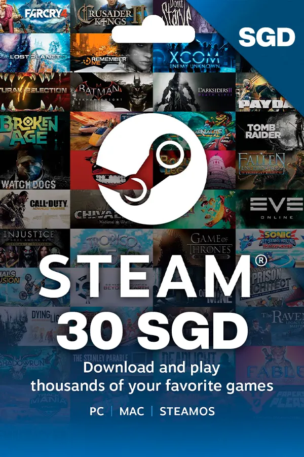 Steam S$30 SGD Singapore