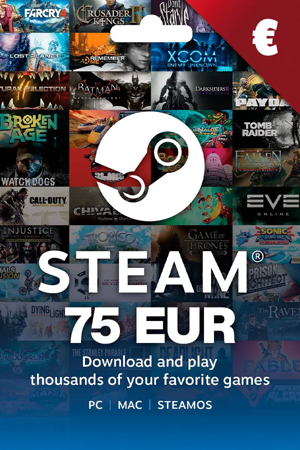 Steam €75 EUR Europe
