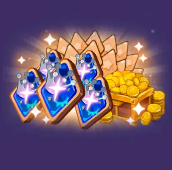 Со входом COOKIE RUN KINGDOM Ускорители и улучшения Дополнительный параметр