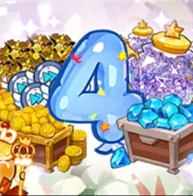 Со входом COOKIE RUN KINGDOM Пакеты прокачки Дополнительный параметр