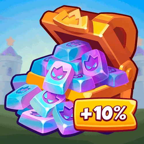 Купить Платину, Премиум, Пропуски для Rush Royale по ID Дополнительный параметр